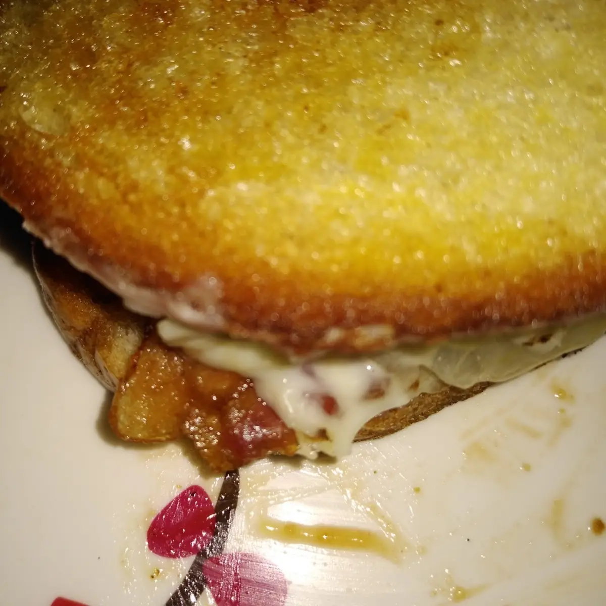 Patty Melt with Bacon