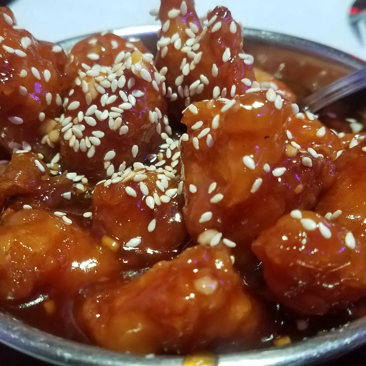 Chicken Manchurian with Sesame