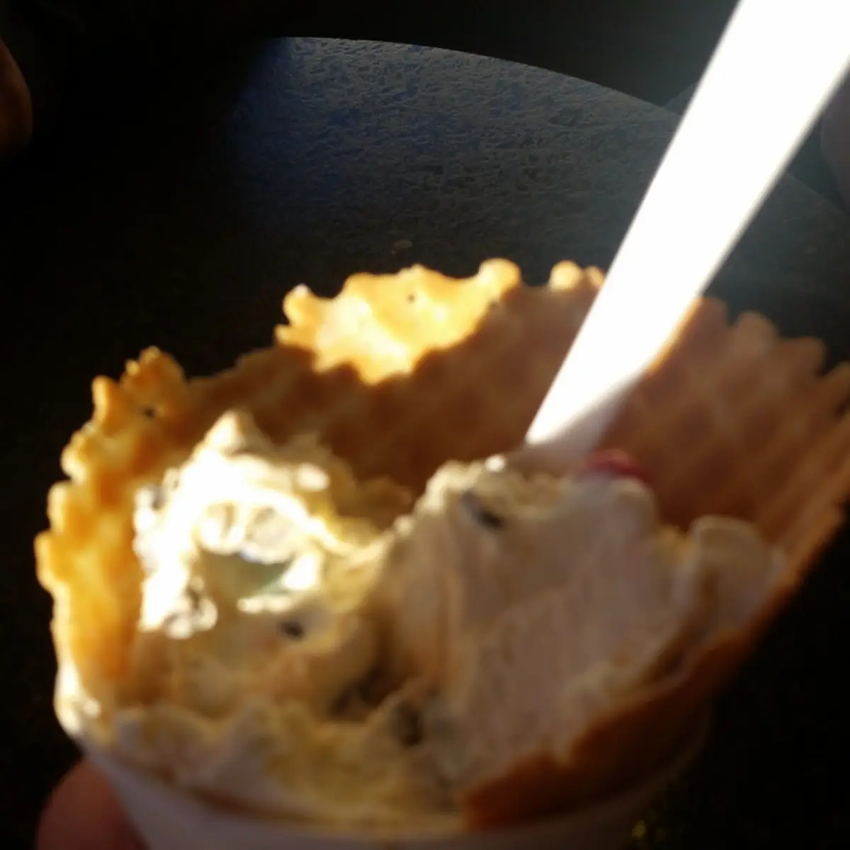 Monster Cookie Waffle Cone