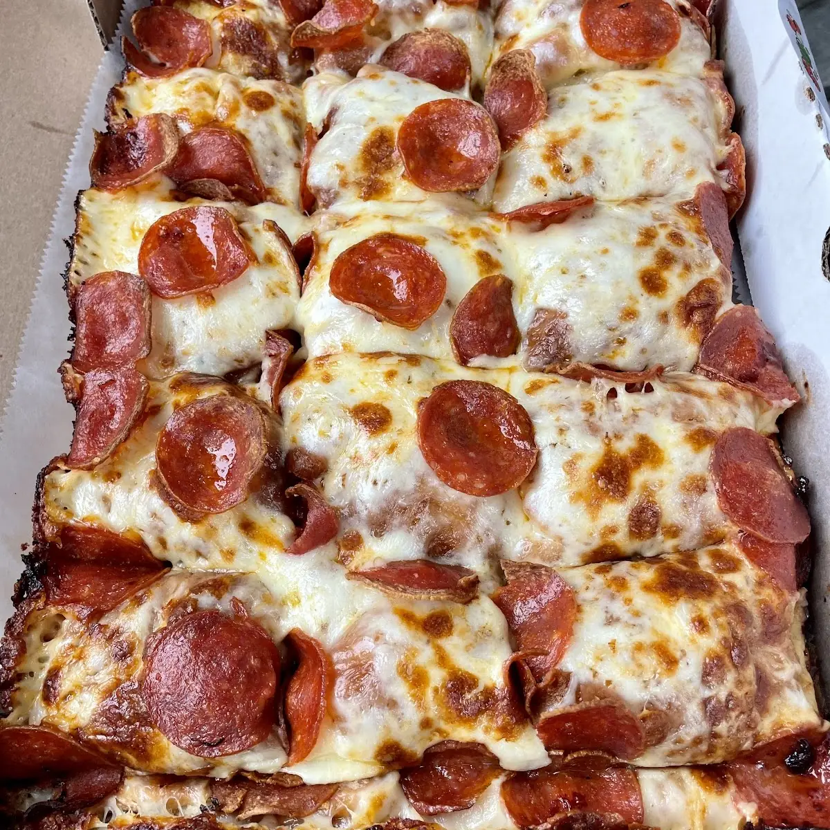 Detroit Style Pepperoni Pizza