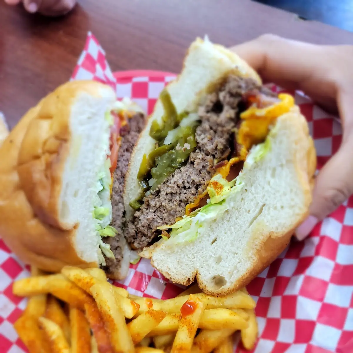 Whole Bacon Cheeseburger Combo with Cheddar Cheese
