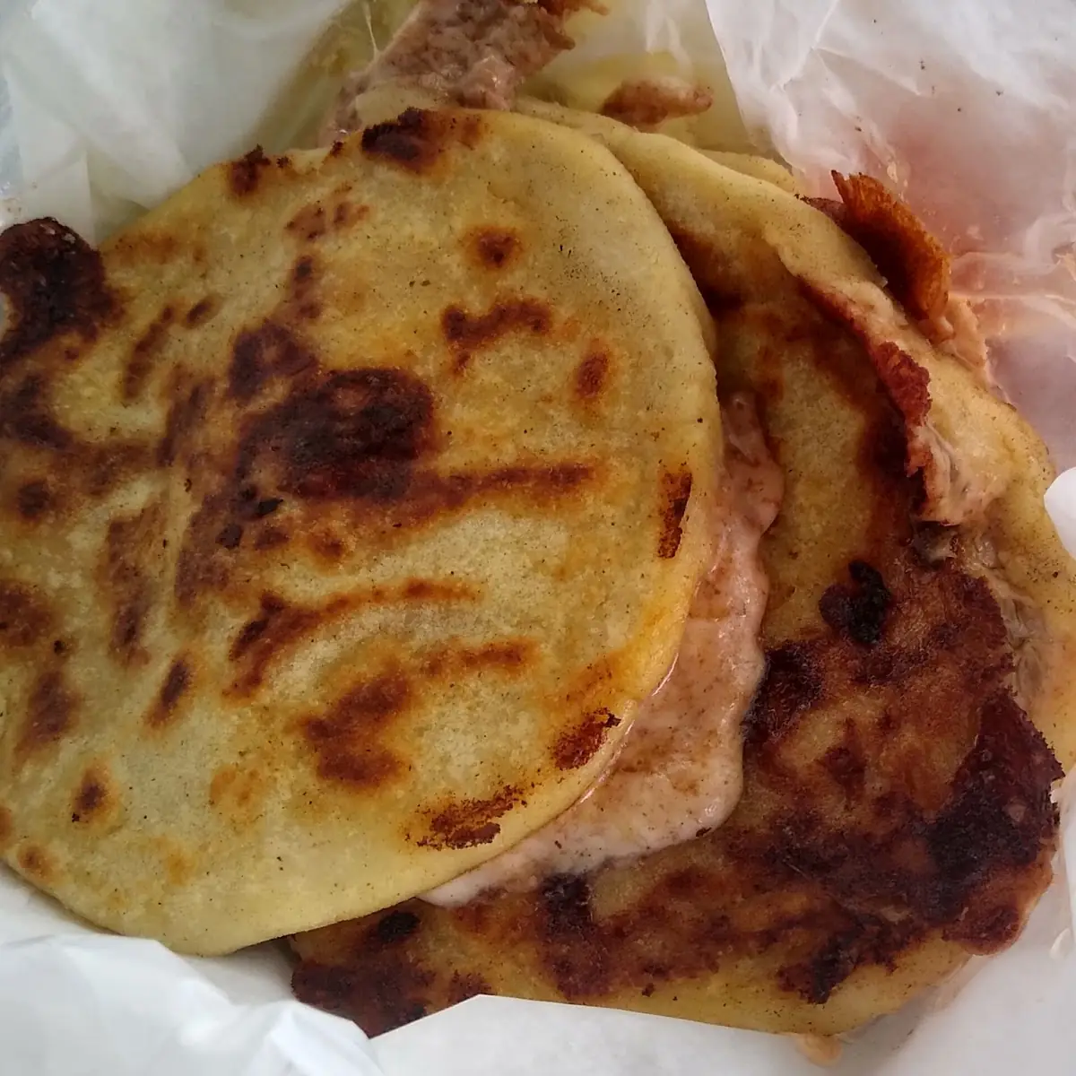 Chicken and Cheese Pupusas