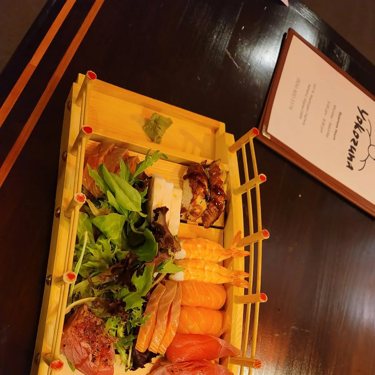 Sashimi and Sushi Deluxe Combination