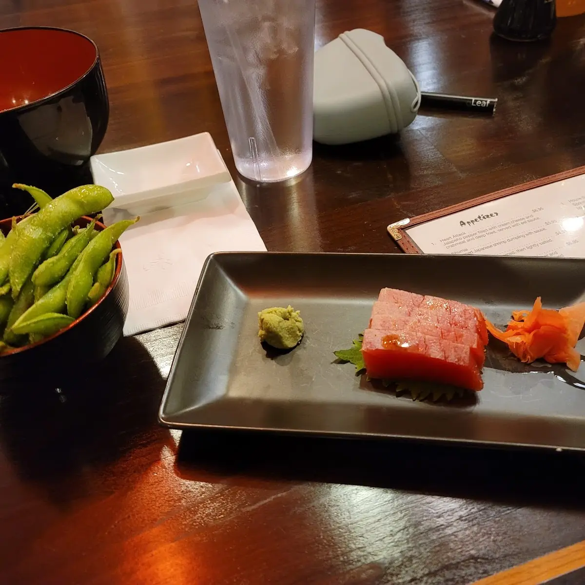 Seared Tuna and Edamame