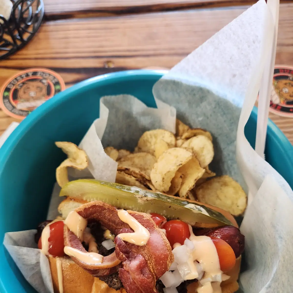 Hot Dog with Chips
