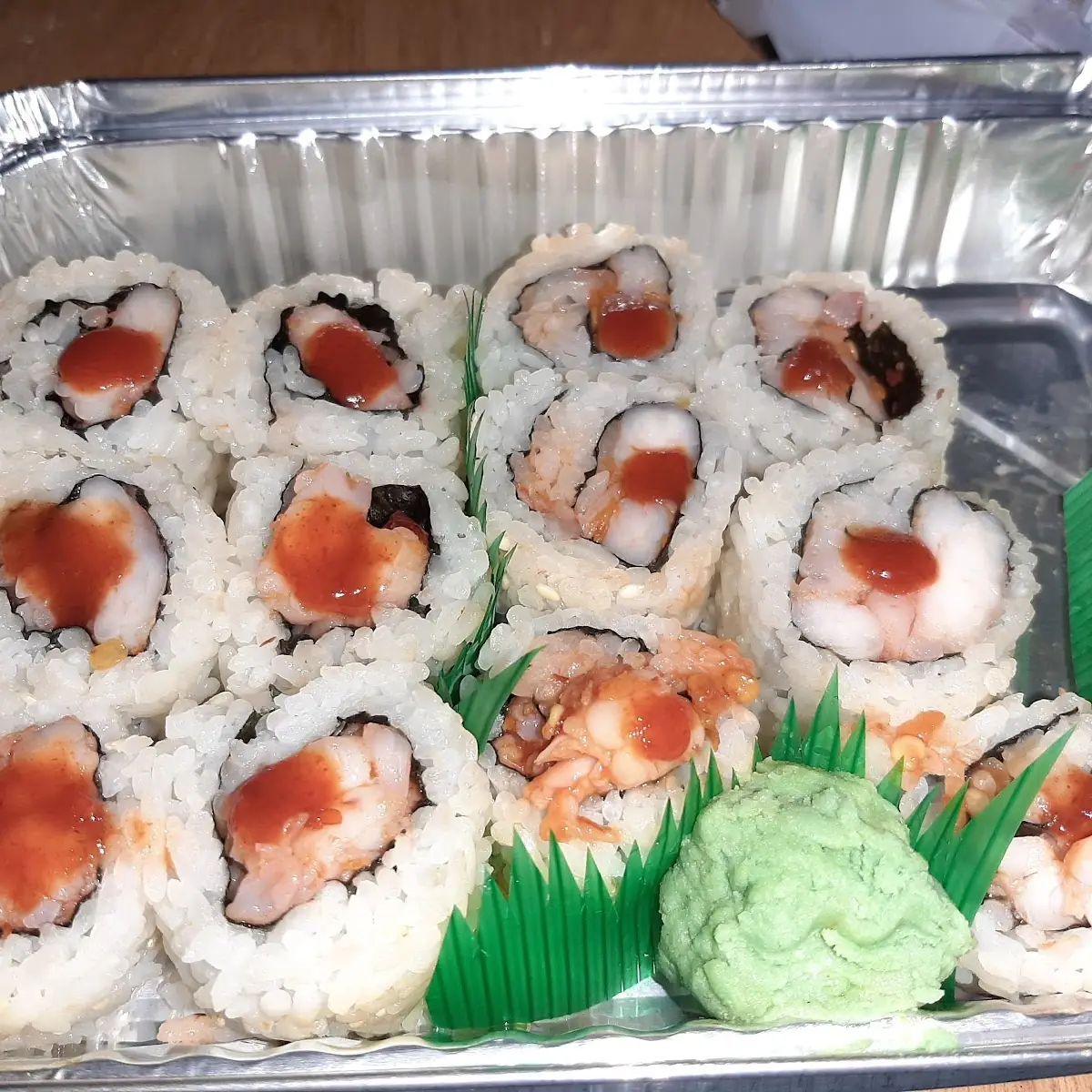 Spicy Shrimp Sushi Rolls