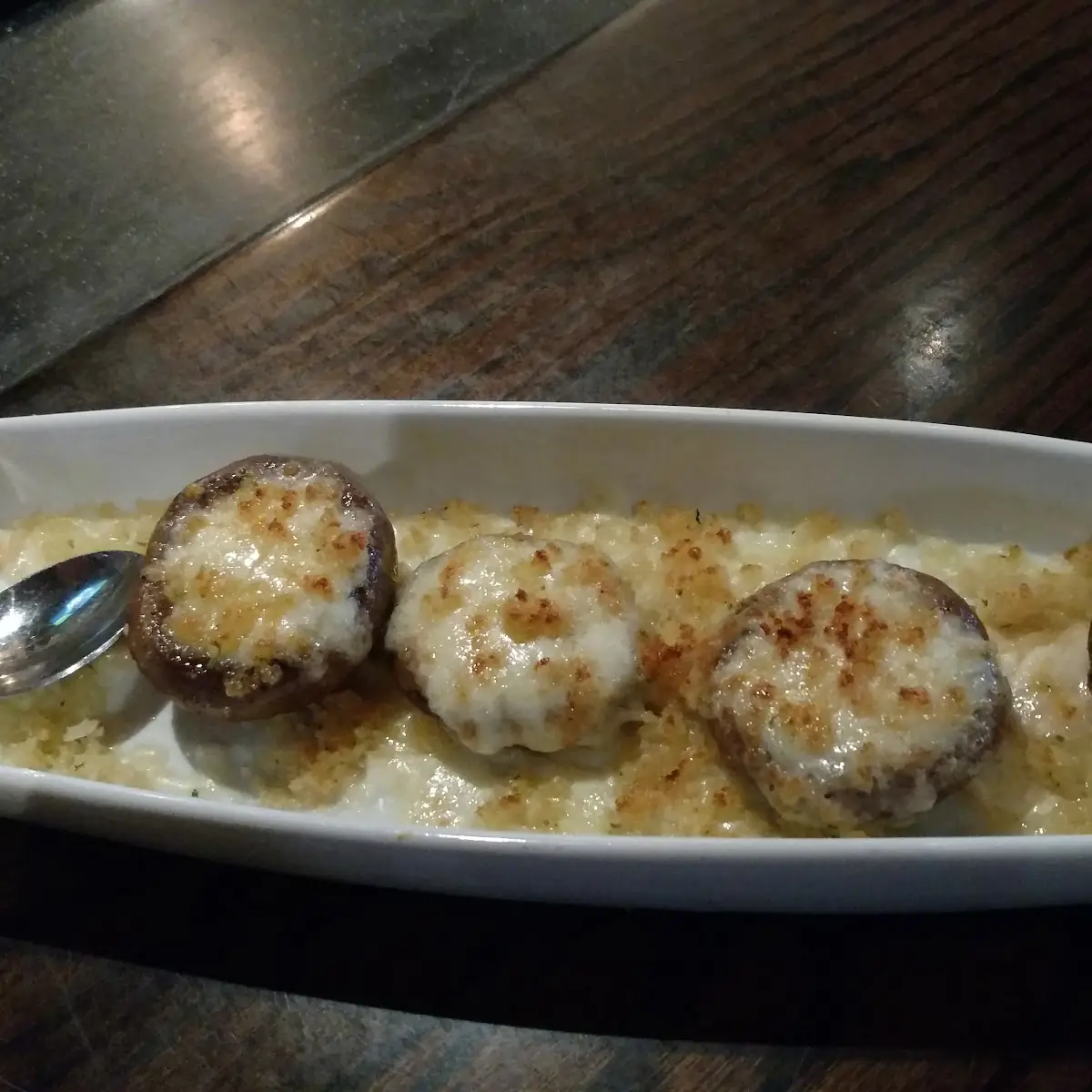 White Cheddar Stuffed Mushrooms