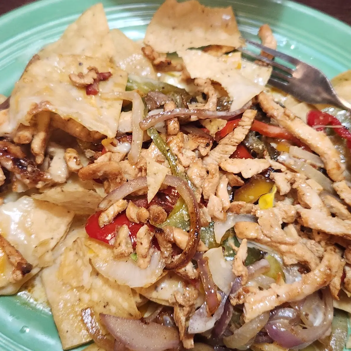 Chicken Fajita Nachos