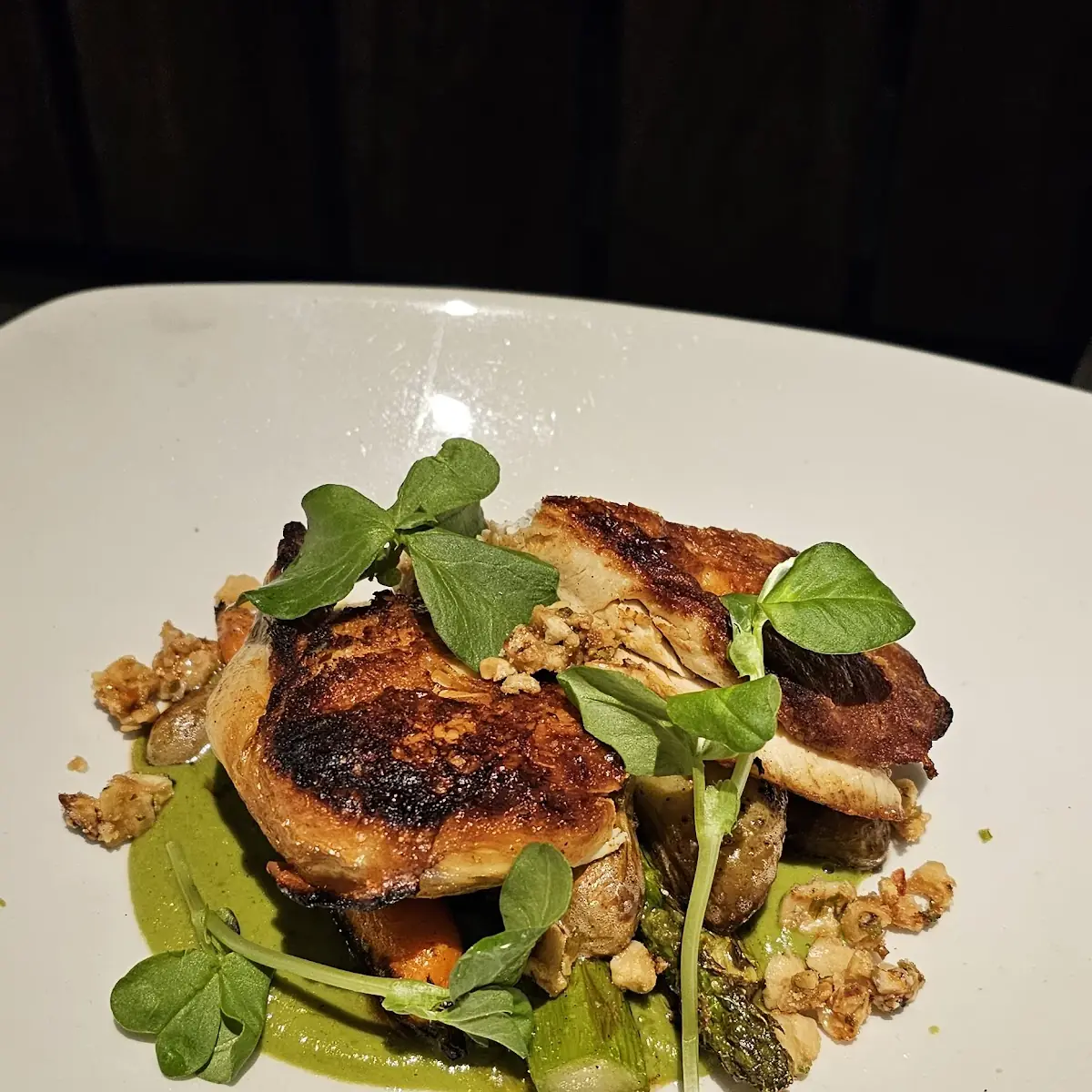 Seared War Shore Sea Scallops