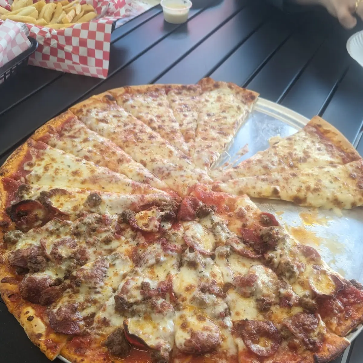 Half Meat Lovers Half Cheese