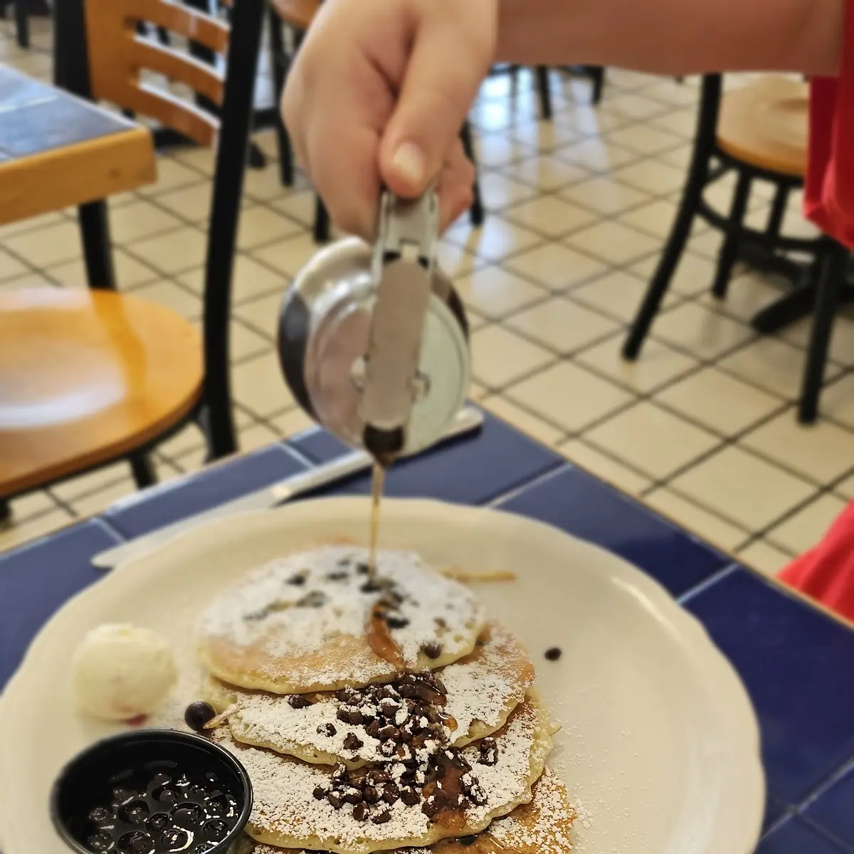 Full Blueberry Pancakes