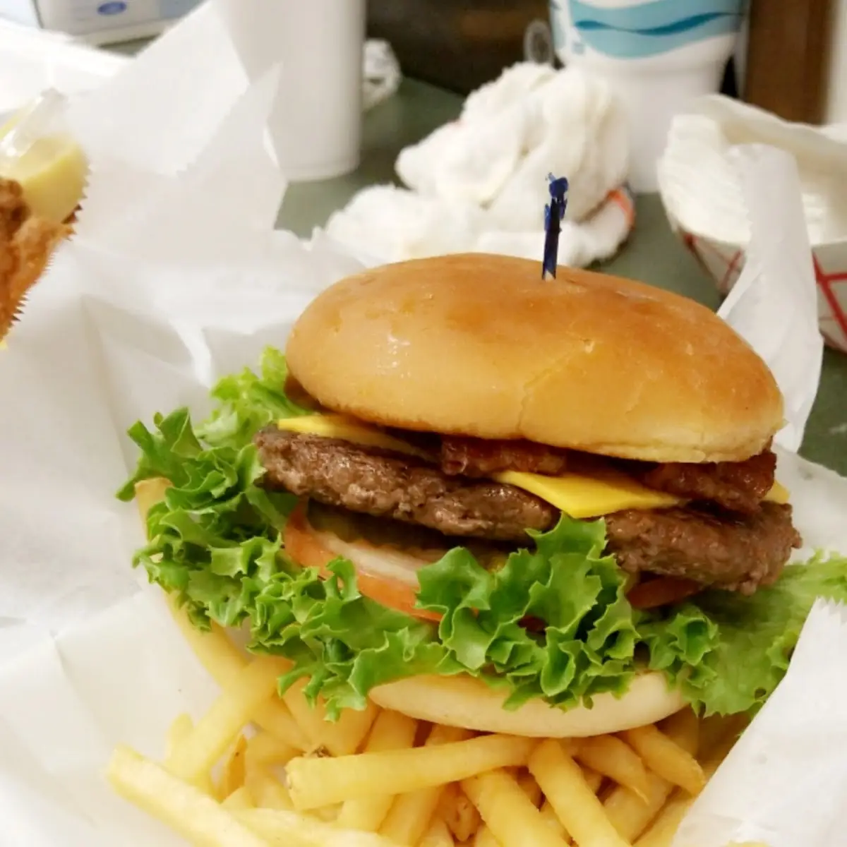 Double Cheeseburger with Fries