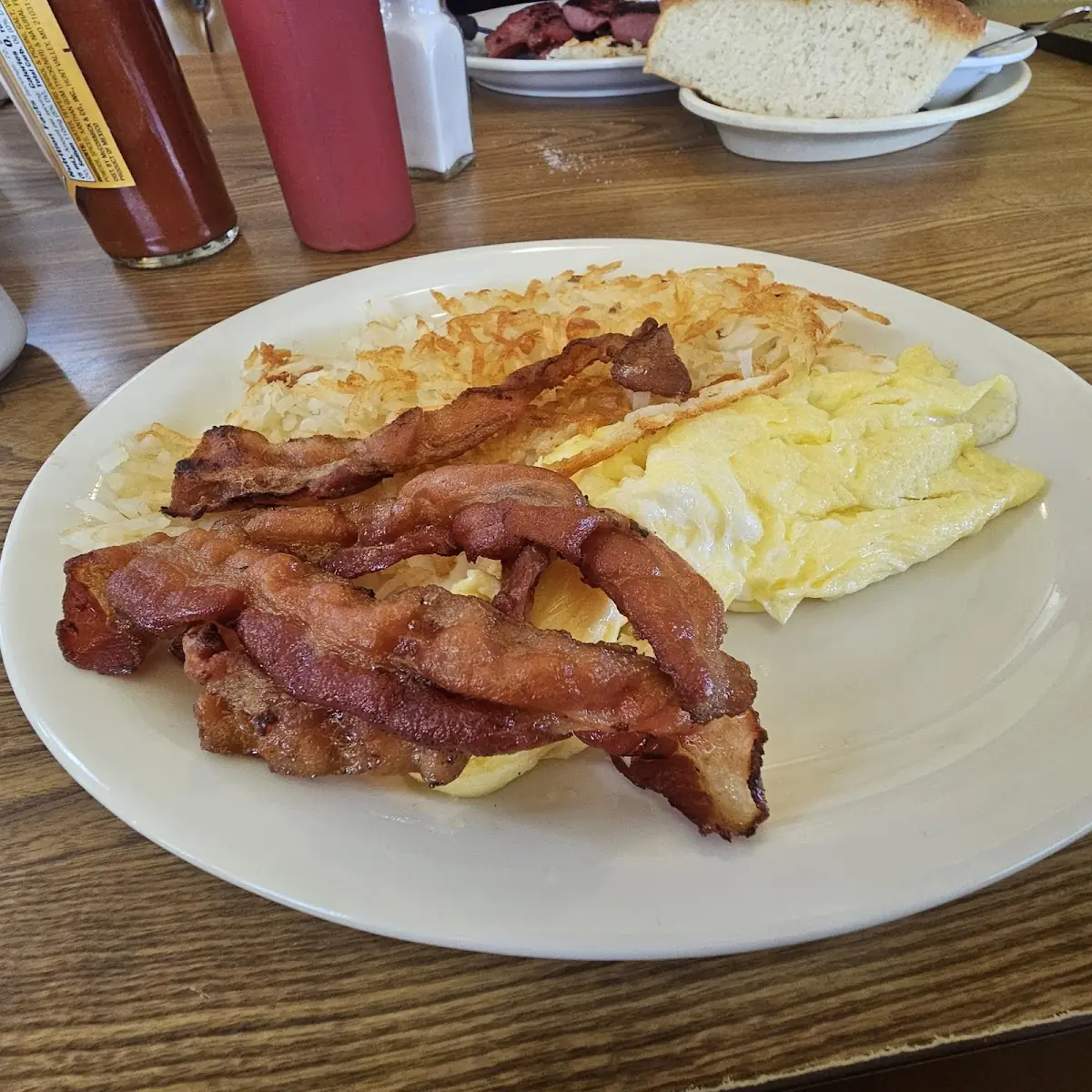 Hash Browns and Scrambled Eggs