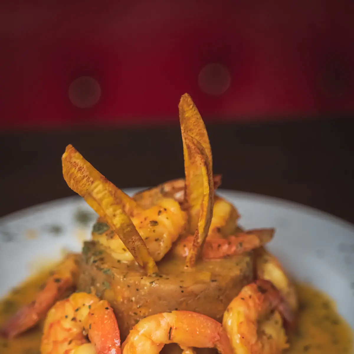 Camarones Shrimp Mofongo