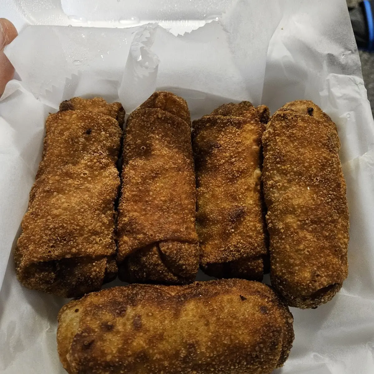 Steak and Cheese Egg Roll