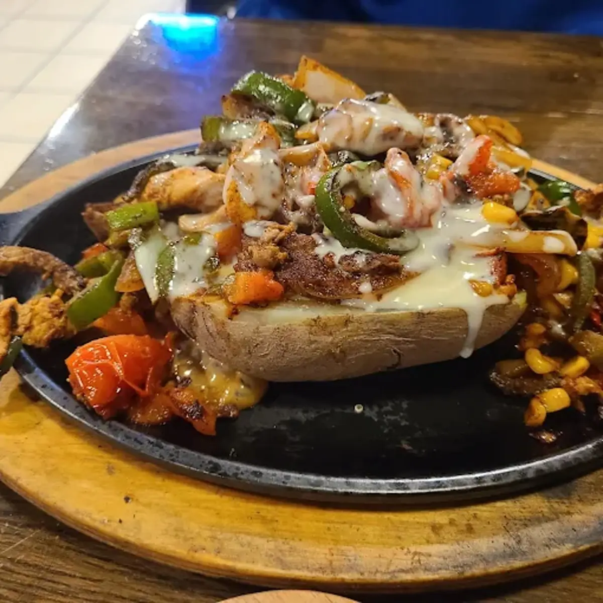 Fajita Baked Potato