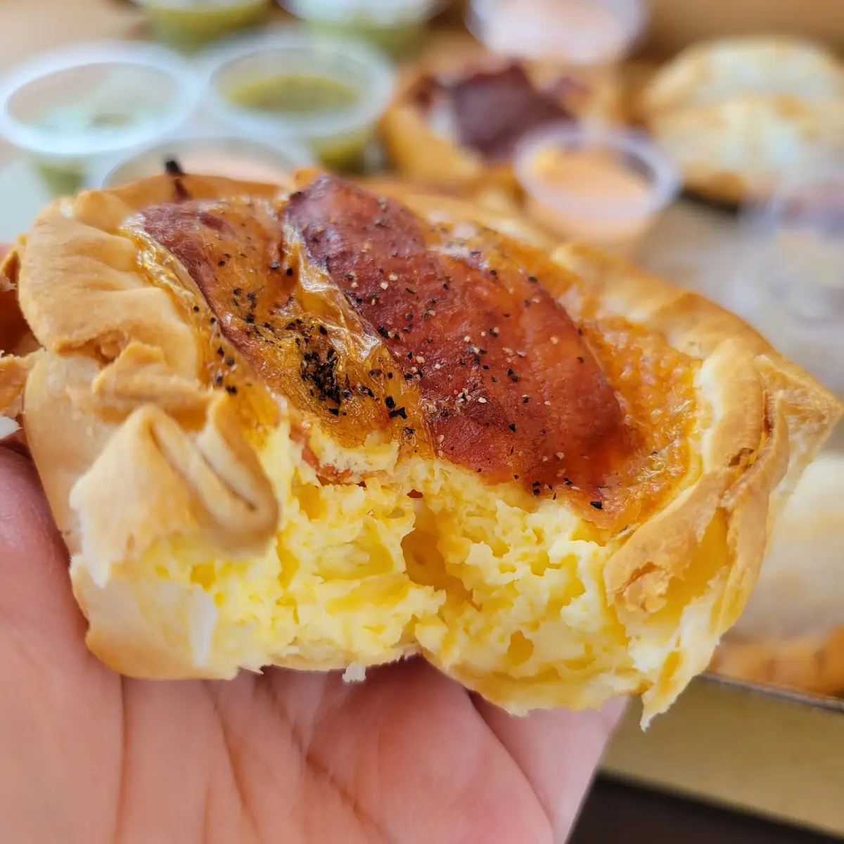 Bacon Egg and Cheese Empanada