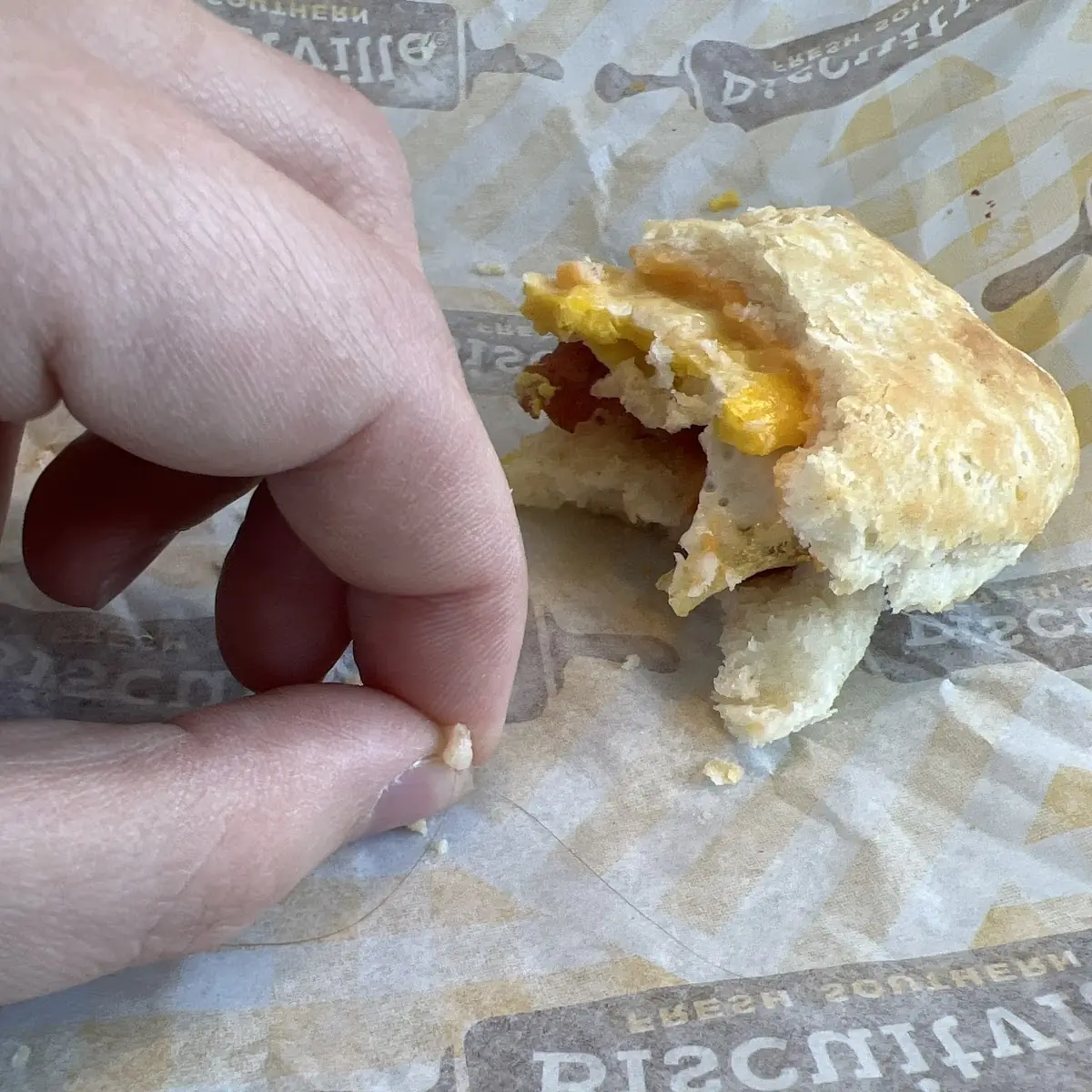 Biscuit with Egg Cheese and Bacon