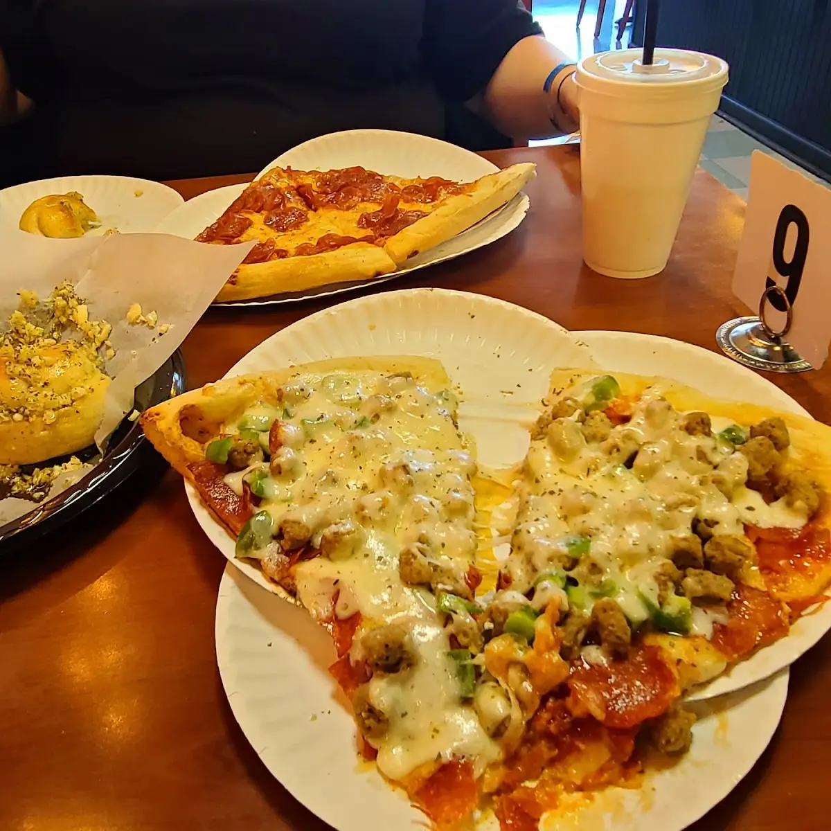 Sausage Pizza with Extra Cheese