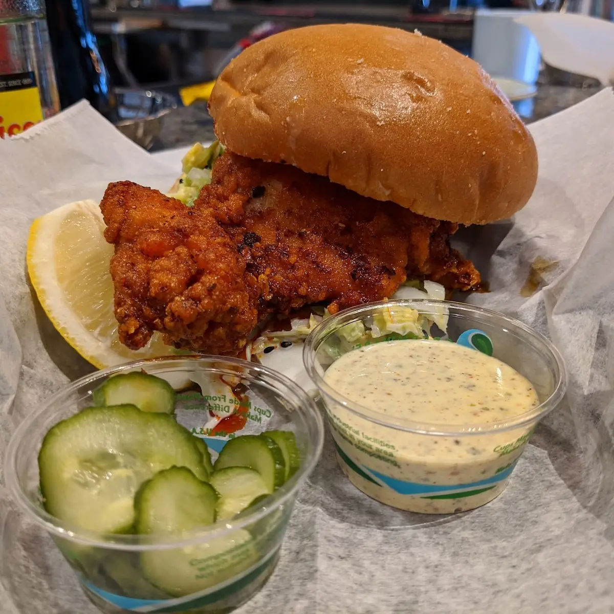 Spicy Karaage Chicken Sandwich
