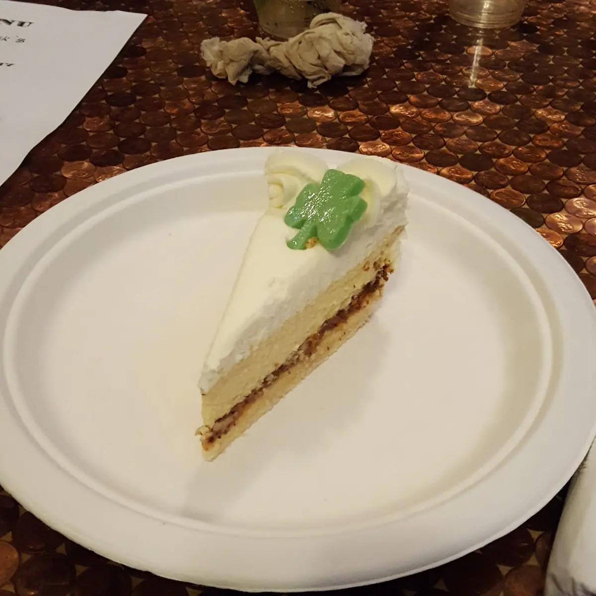Key Lime Cheesecake Slice