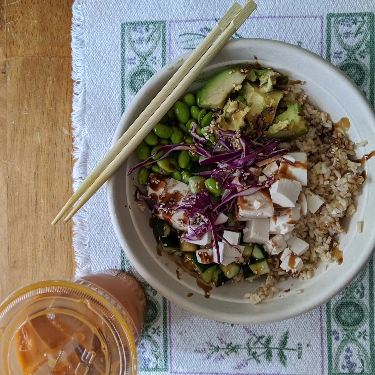 Brown Rice with Quinoa Bowl