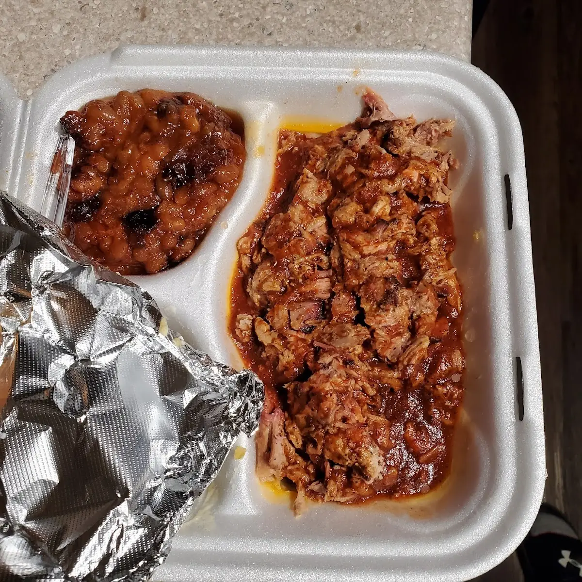 BBQ Pulled Pork and Baked Beans
