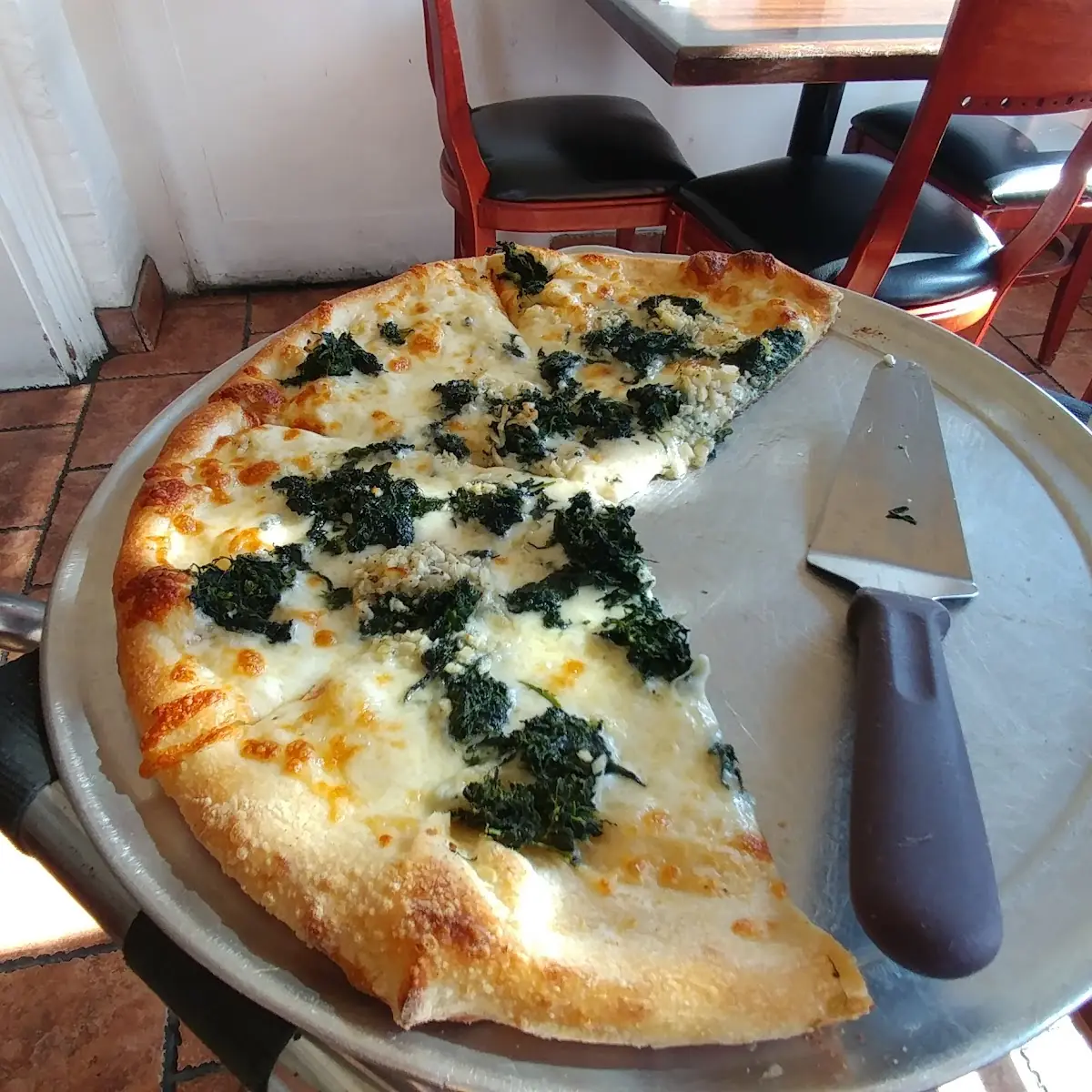 Spinach Pizza