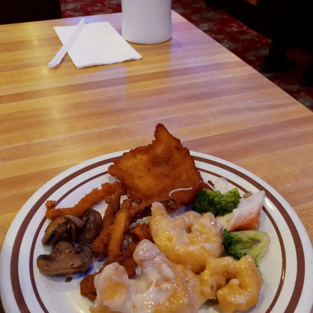 Coconut Shrimp and Various Fried Fish