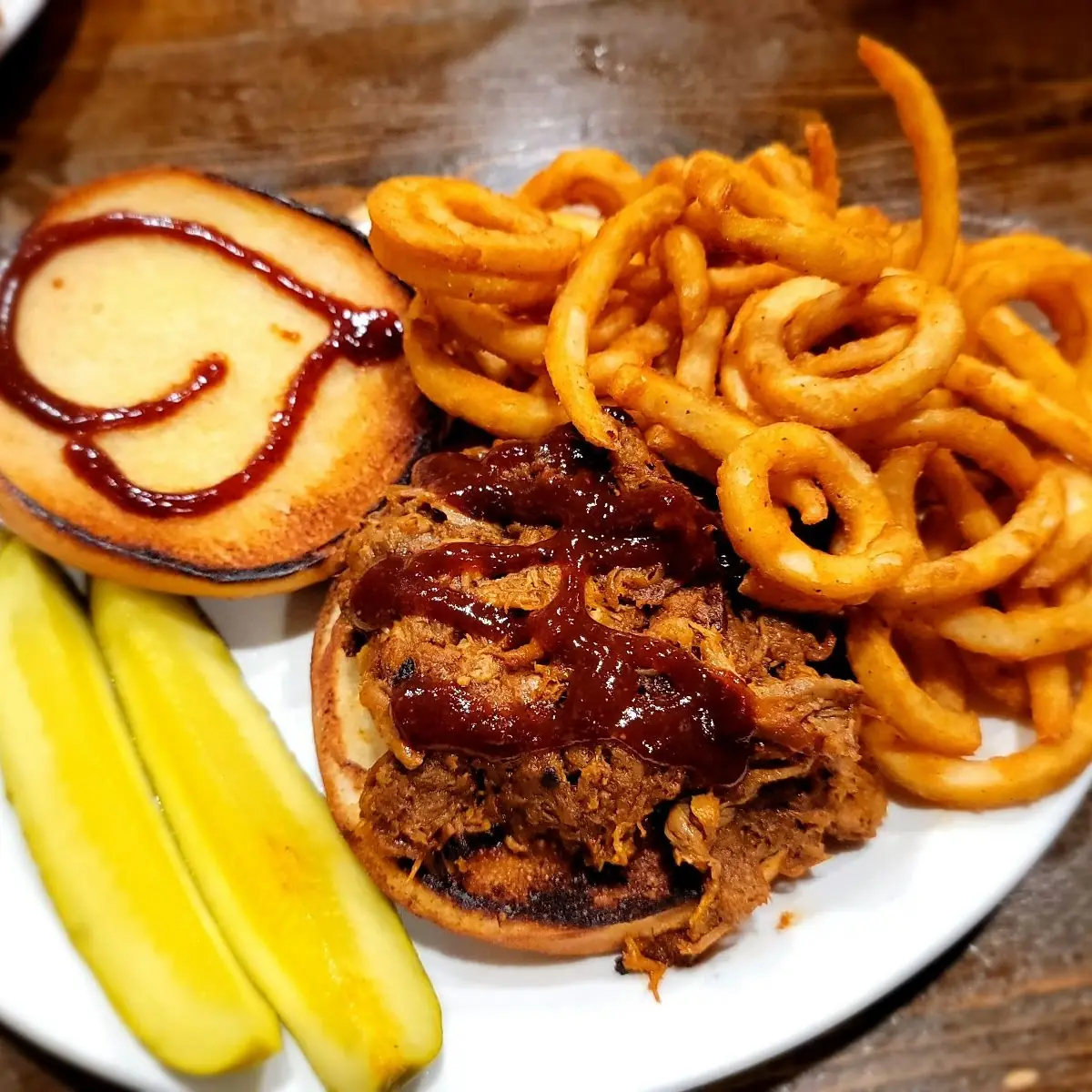 Barbecue Pulled Pork Sandwich
