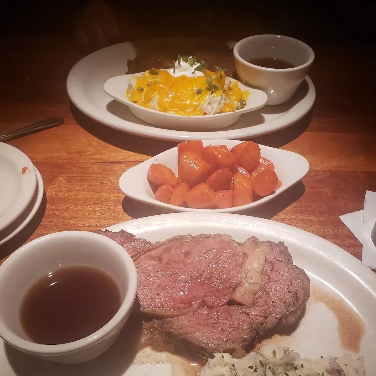 10 Oz Prime Rib Cooked Medium