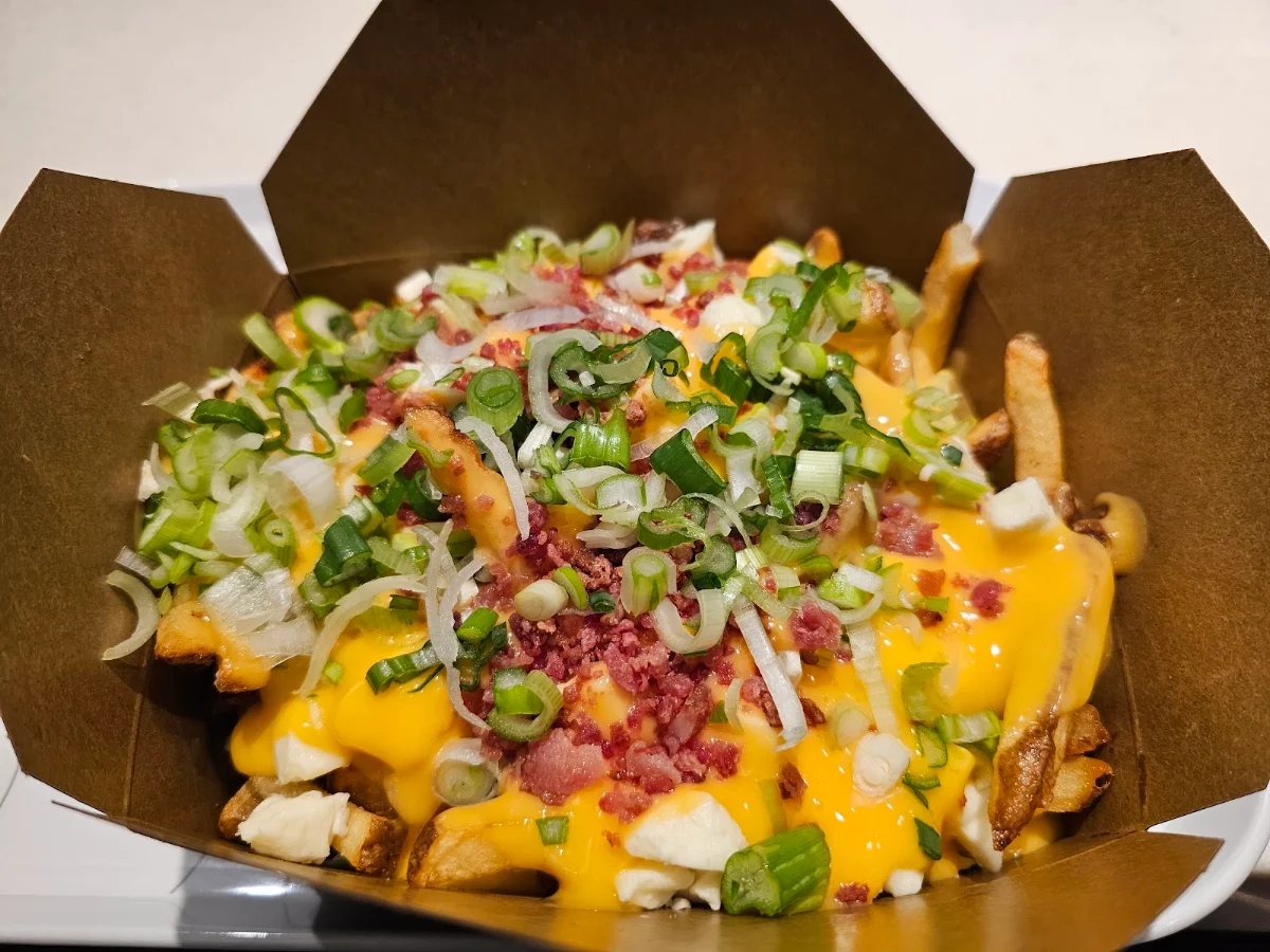 Bacon Double Cheese Poutine, New York Fries Pacific Centre