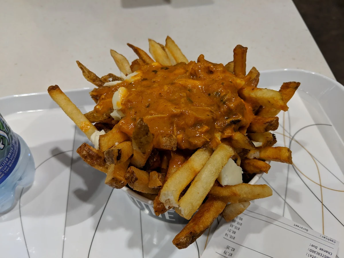 Butter Chicken Poutine, New York Fries Pacific Centre
