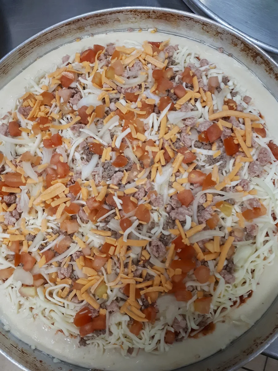 Cheese Burger Pizza