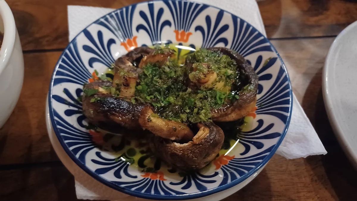 Stuffed Garlic Mushrooms