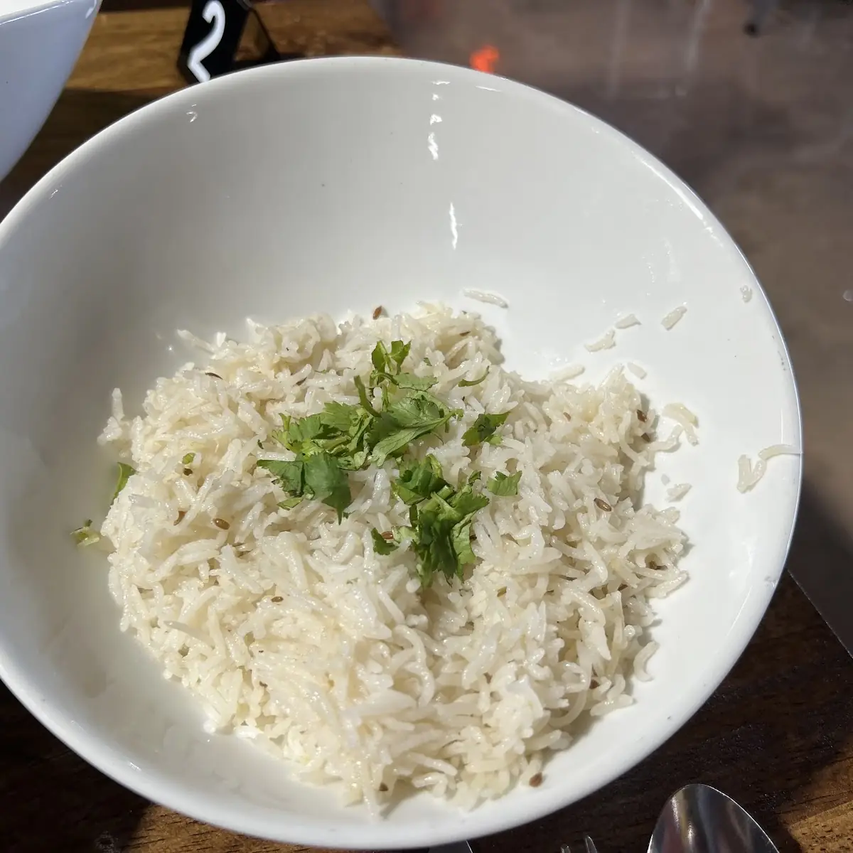 Jeera Cilantro Rice