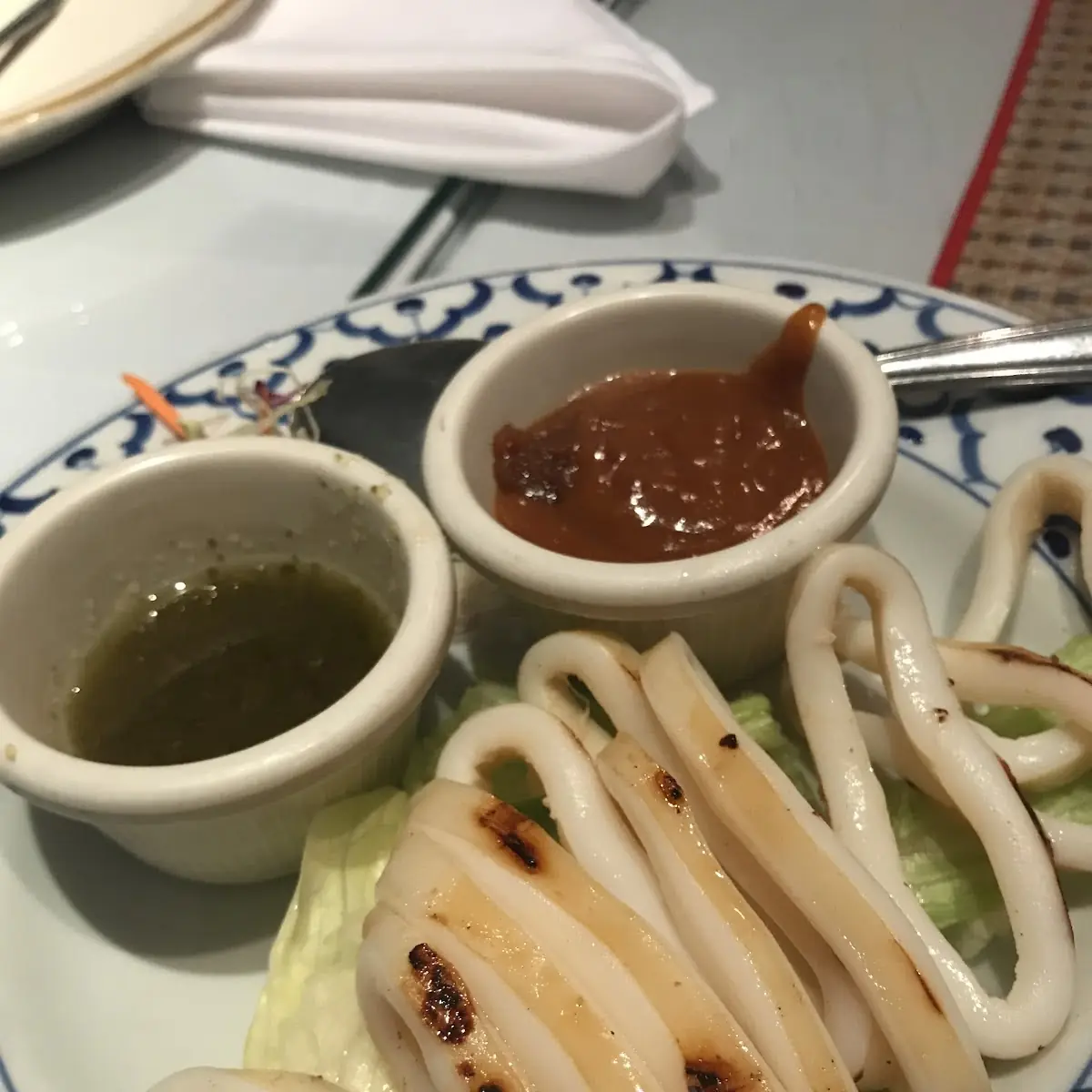 Pla Muk Yang Bbq Calamari