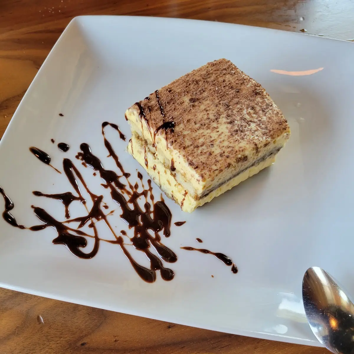 Tiramisu with Birthday Candle