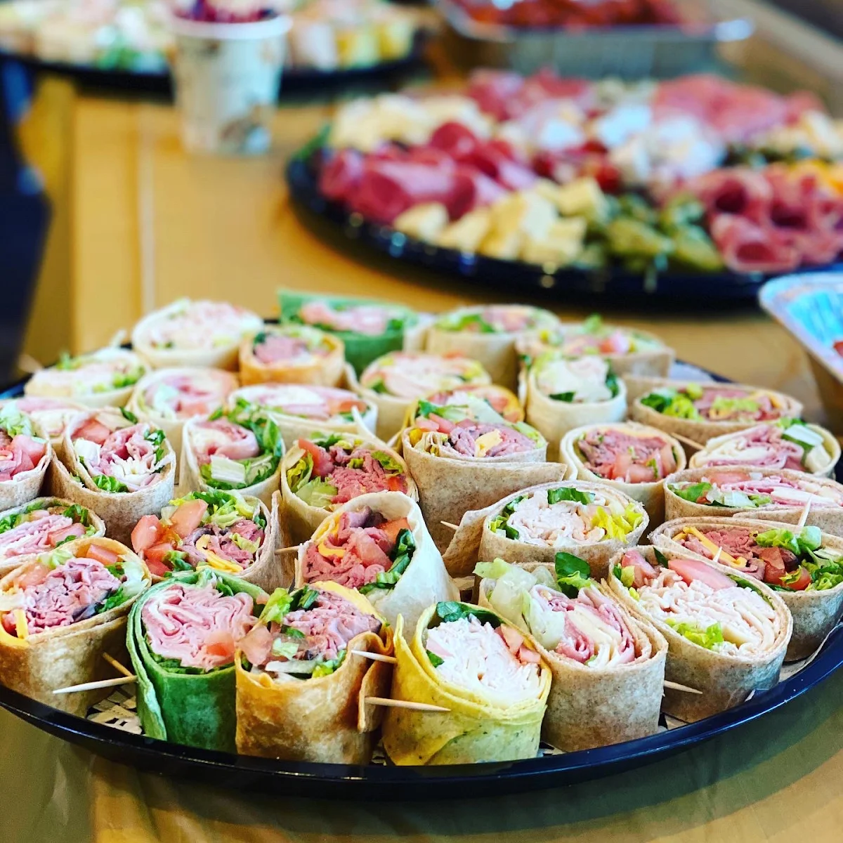 Assorted Wraps Mixed Cold Cut Provisions