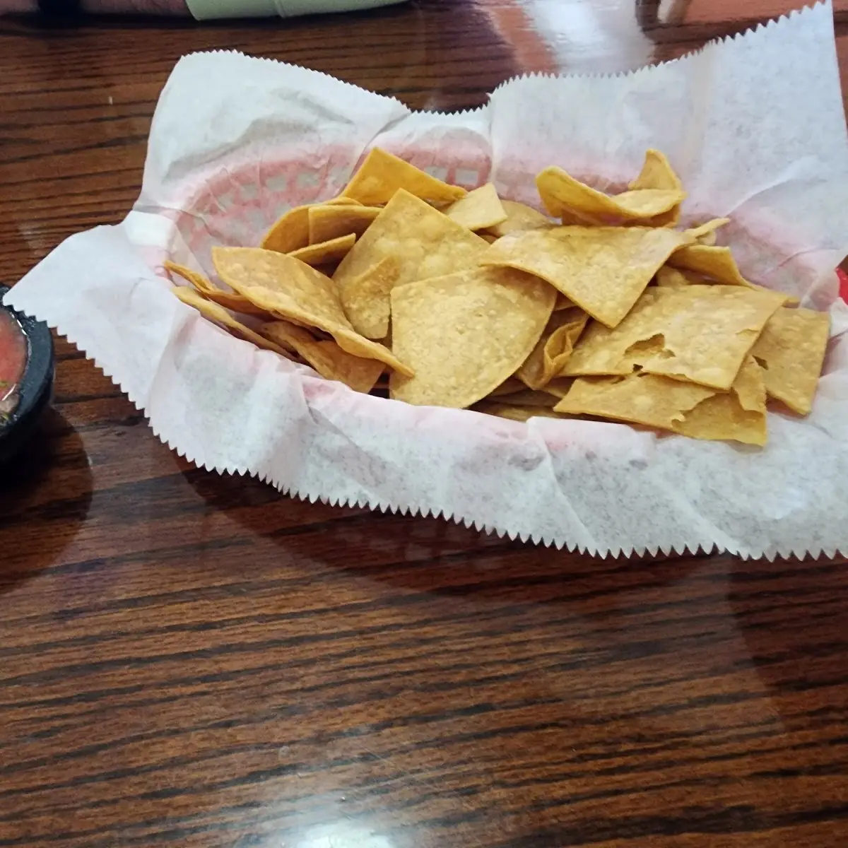 Crispy Tortilla Chips and Chunky Salsa
