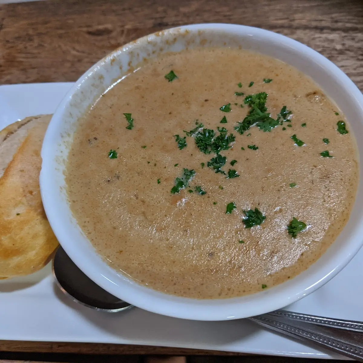 Brie & Mushroom Bisque