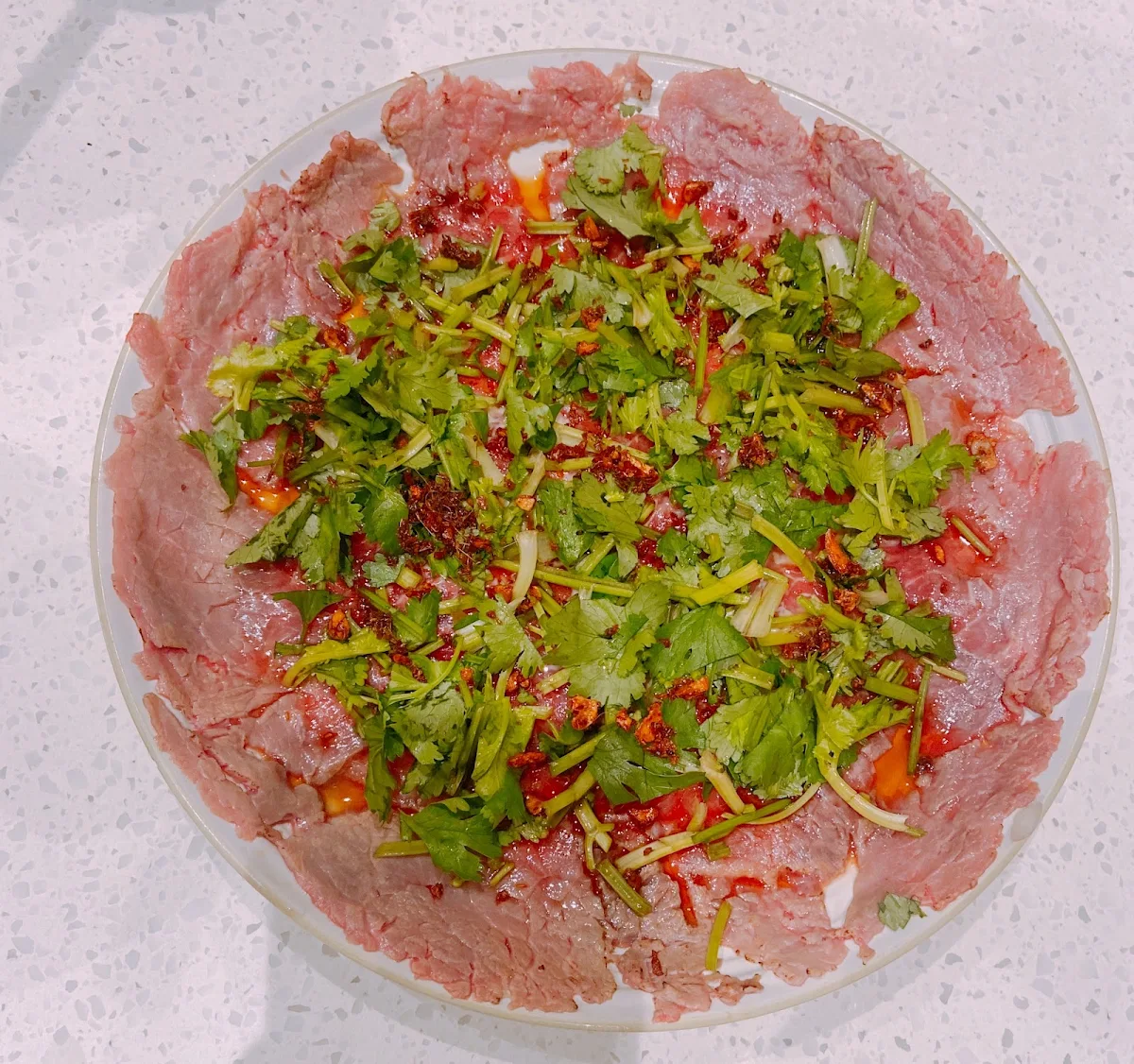 Beef Carpaccio No Take Out