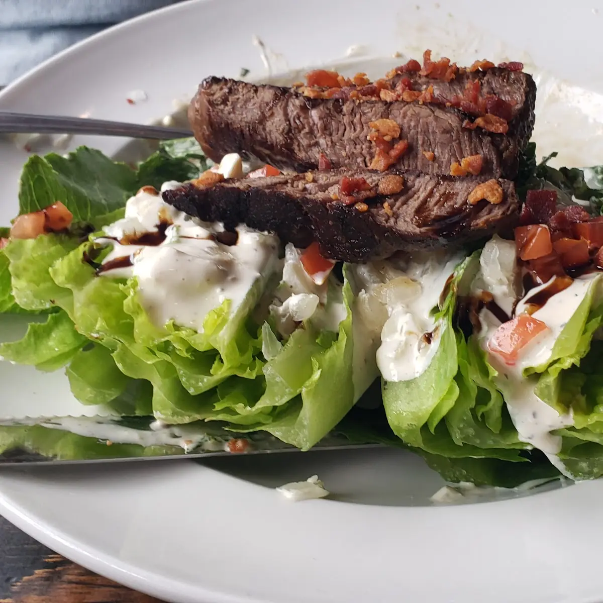 Steak N Bacon Wedge Salad