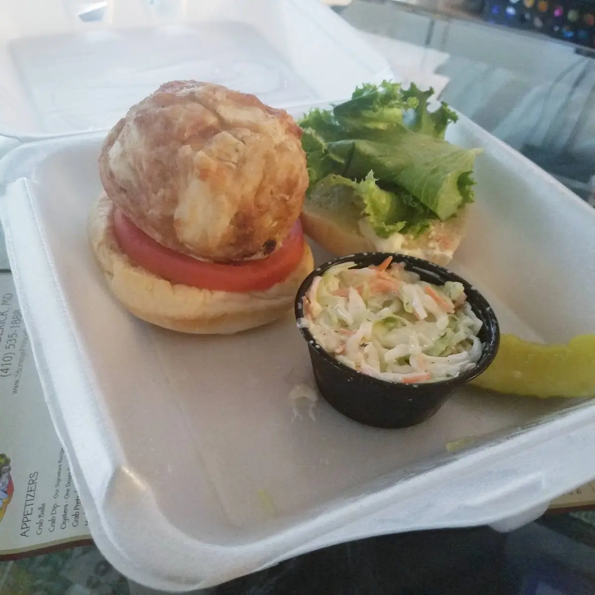 Crab Cake Sandwich