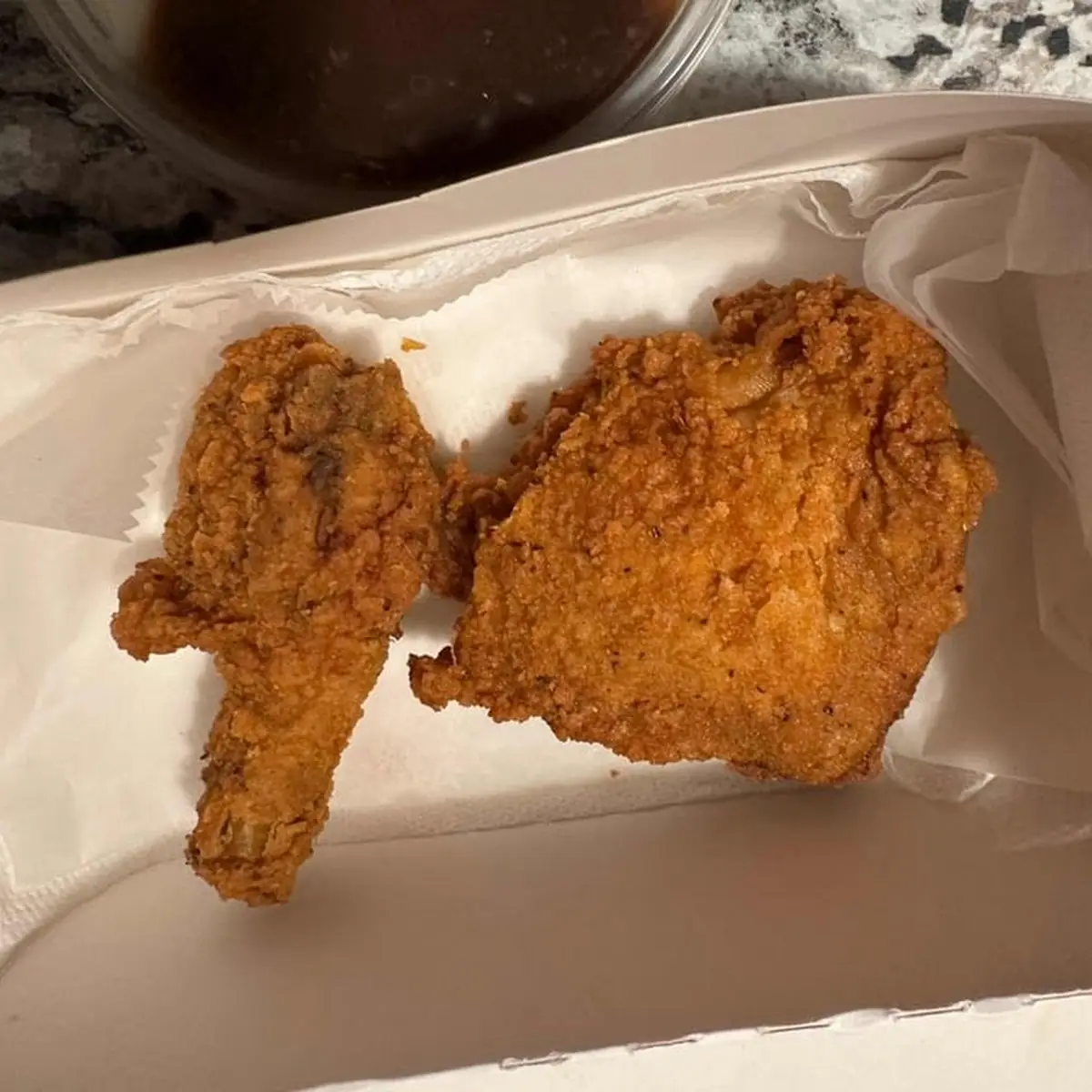 Crispy Fried Chicken in a Box