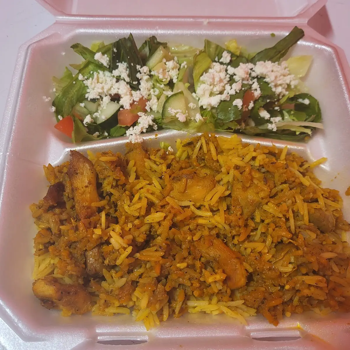 Curry Chicken over Rice