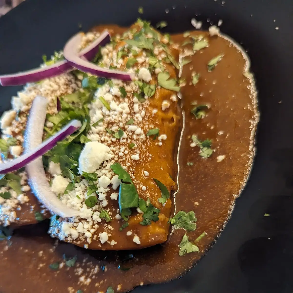 Mole Enchiladas