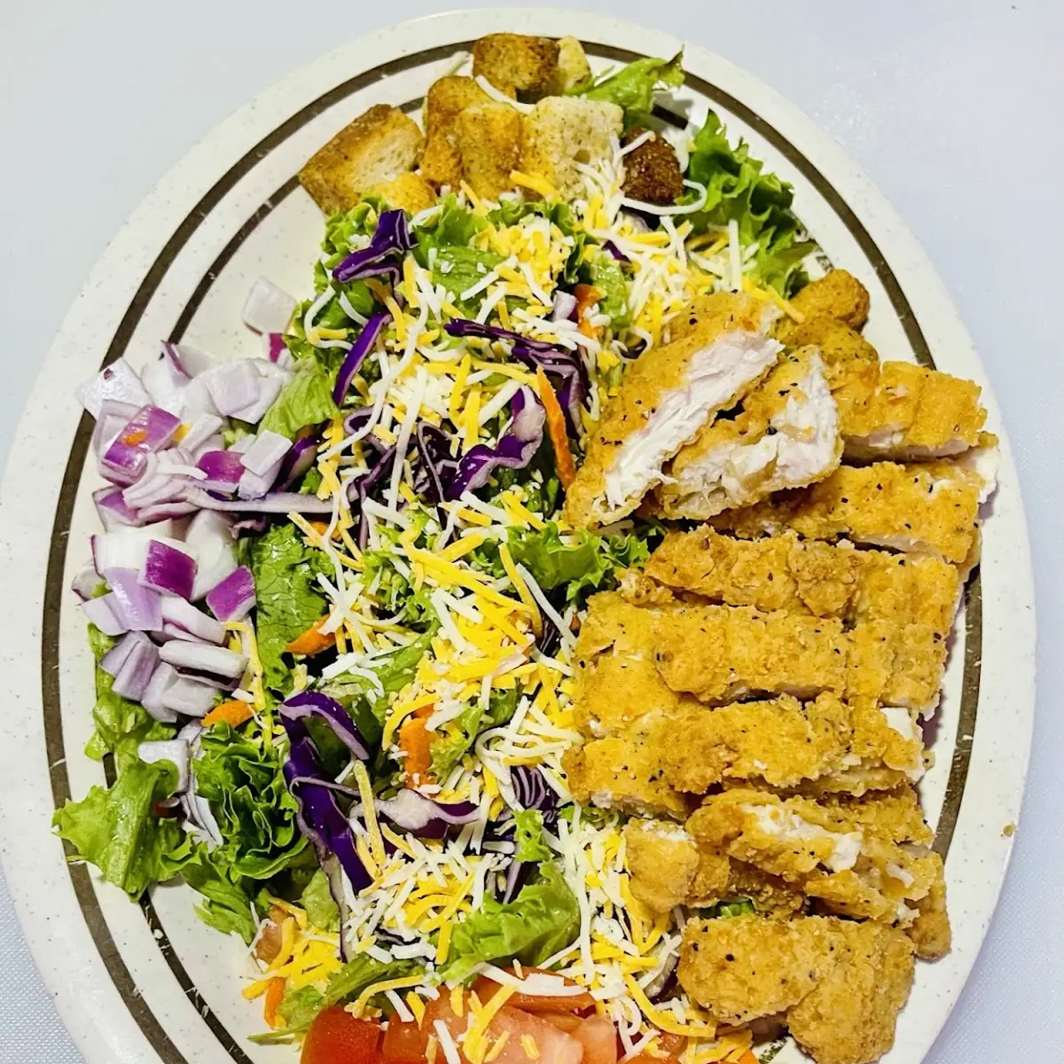 Crispy Chicken Salad