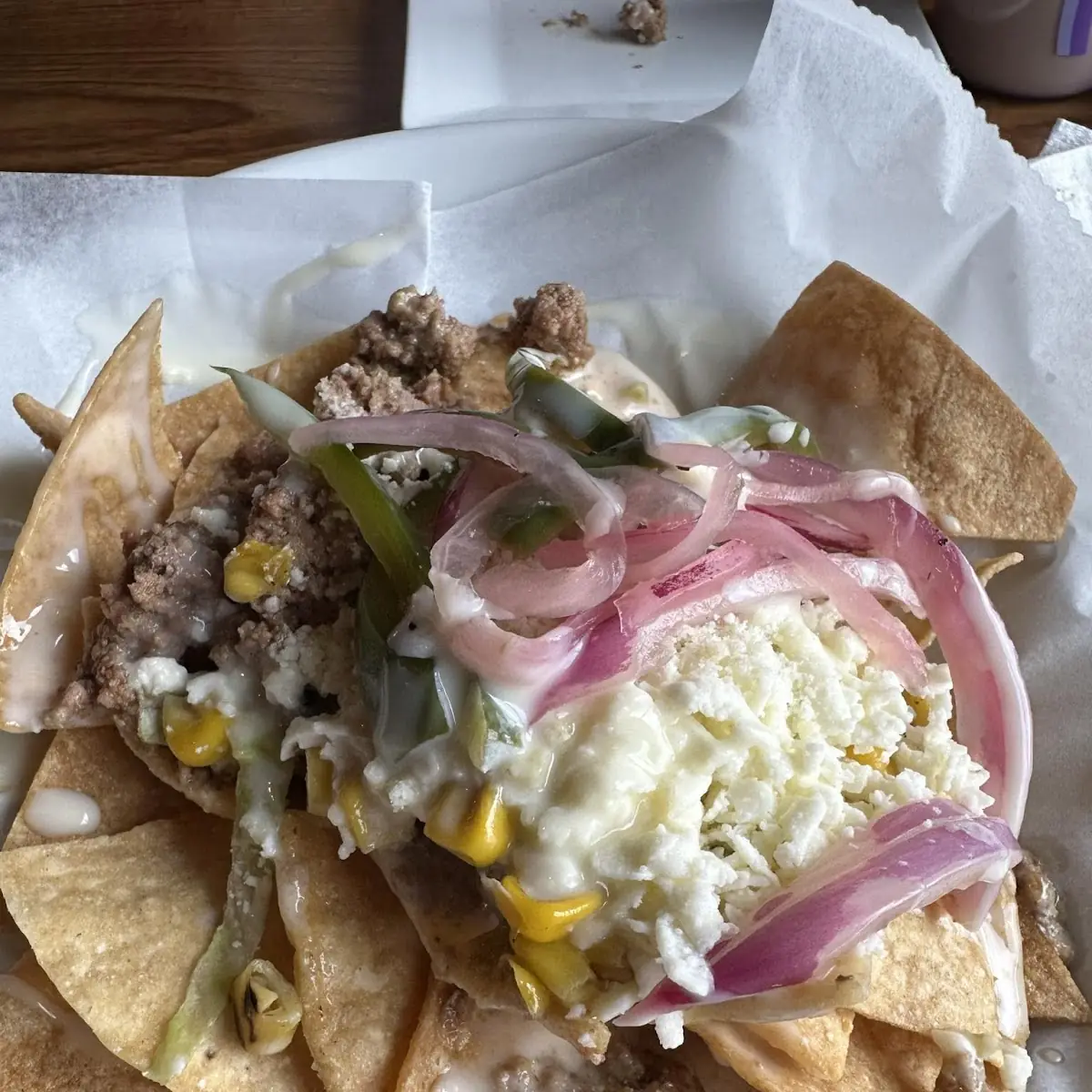 Loaded Ground Beef Nachos