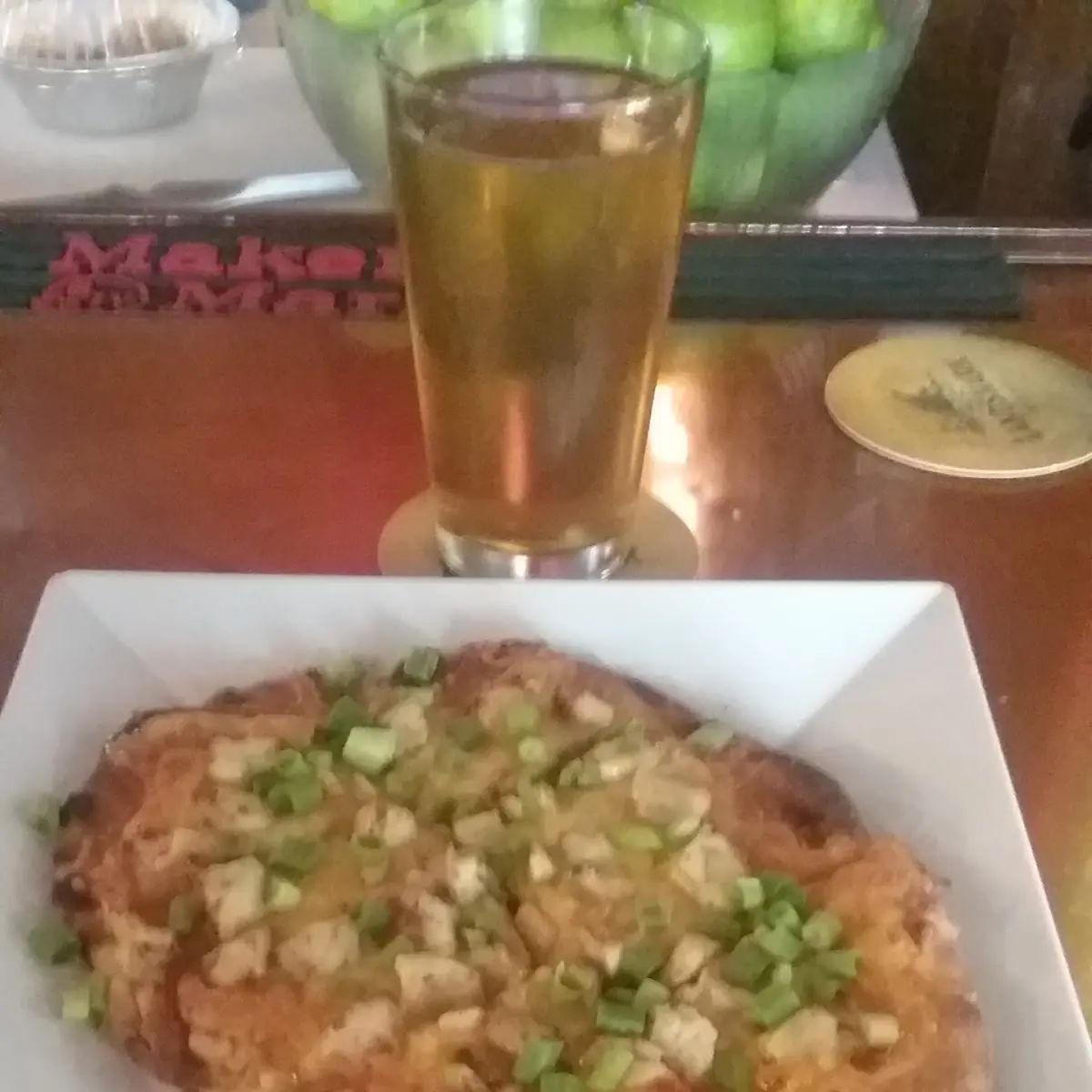 Thai Chicken Flatbread